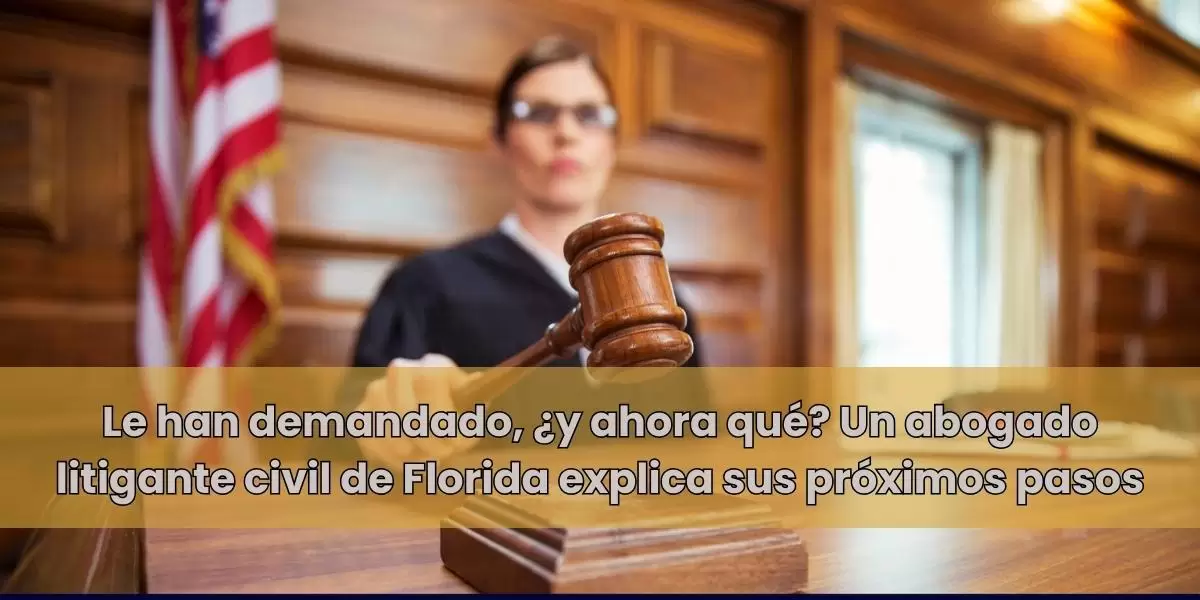 ¿Cómo se presenta una demanda en un tribunal civil de Florida?