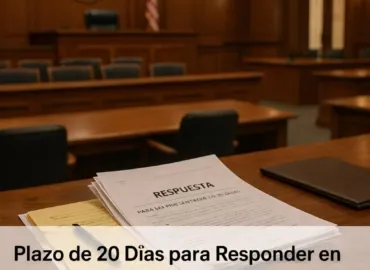 El Plazo de 20 Días: El Reloj de Respuesta en Florida que Puede Arruinar su Caso