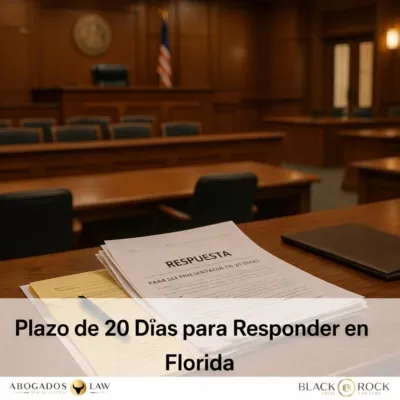 El Plazo de 20 Días: El Reloj de Respuesta en Florida que Puede Arruinar su Caso