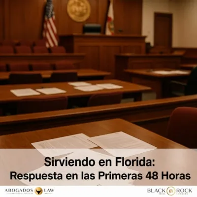 ¿Fue Notificado en Florida? Qué Hacer en las Primeras 48 Horas