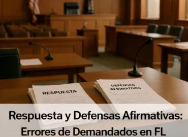 Respuesta y Defensas Afirmativas: El Paso que la Mayoría de los Demandados Arruina