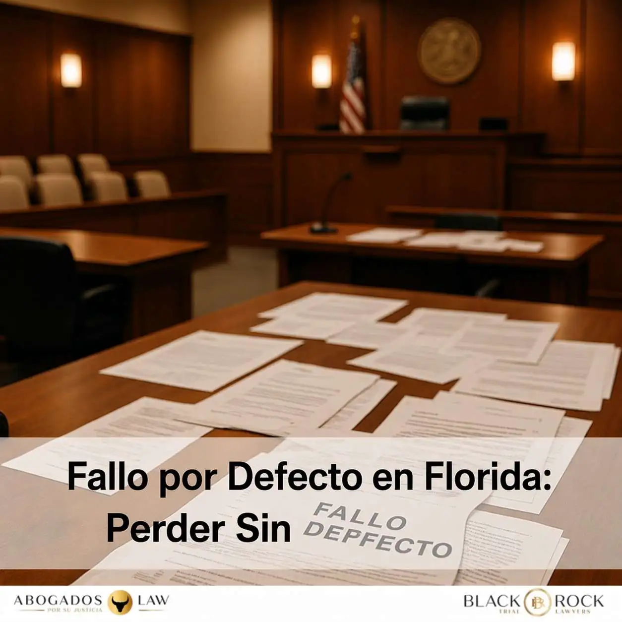 Juicio por Defecto en Florida: Cómo Puede Perder Sin Defenderse