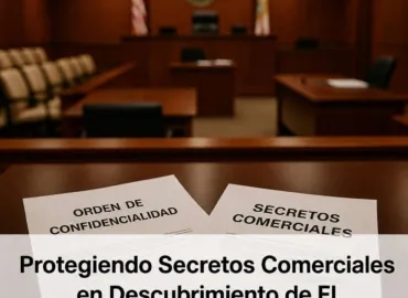 Órdenes de Confidencialidad: Protegiendo Secretos Comerciales Durante el Descubrimiento