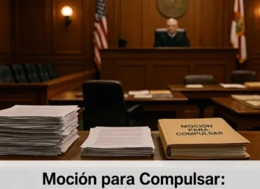 Moción para Obligar: Cómo Forzar la Entrega de Documentos