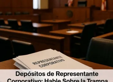 Deposiciones de Representantes Corporativos: La Trampa de ‘Hablar por la Empresa’