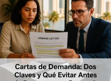 Cartas de Demanda: Qué Decir (y Qué NO Decir) Antes de Demandar