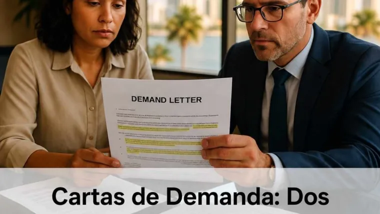 Cartas de Demanda: Qué Decir (y Qué NO Decir) Antes de Demandar