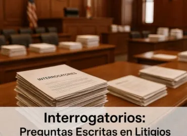 Interrogatorios: Preguntas Escritas Que Fijan la Historia de las Partes