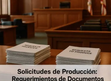 Solicitudes de Producción: Las Demandas de Documentos que Revelan la Verdad
