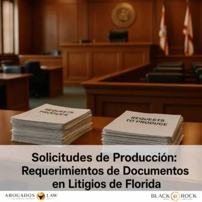 Solicitudes de Producción: Las Demandas de Documentos que Revelan la Verdad