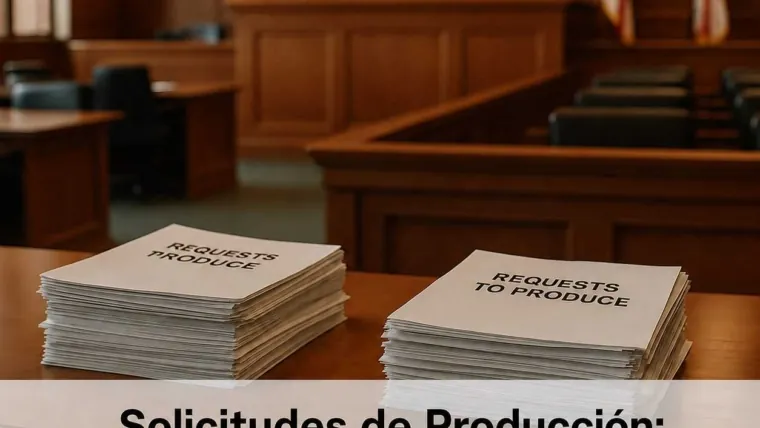 Solicitudes de Producción: Las Demandas de Documentos que Revelan la Verdad