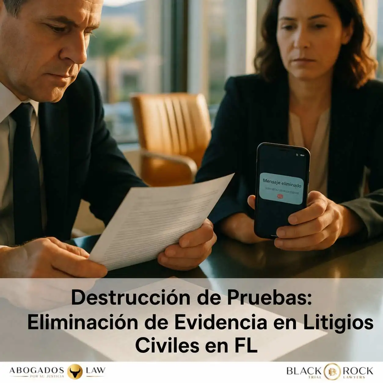 Spoliation en Florida: Cómo Borrar Pruebas Puede Perjudicarle