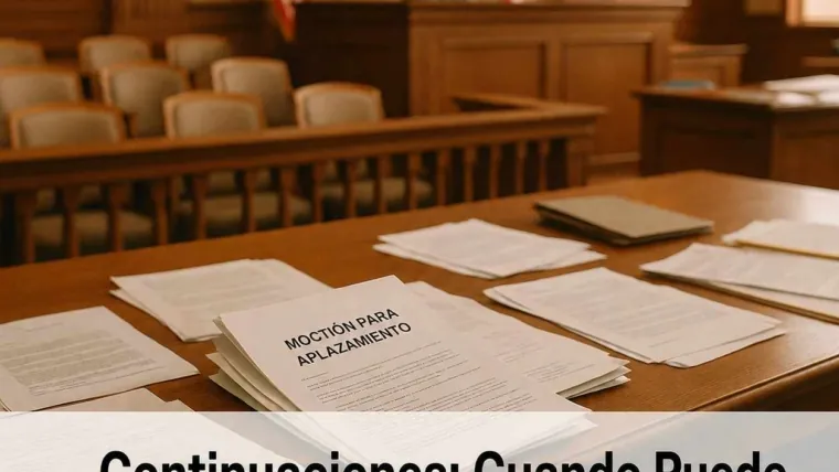 Aplazamientos: Cuándo Puede (y Cuándo No Puede) Retrasar una Audiencia