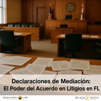 Declaraciones de Mediación: El Documento Que Puede Lograr un Acuerdo