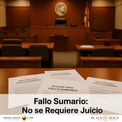 Moción de Juicio Sumario: La Moción que Puede Evitar el Juicio