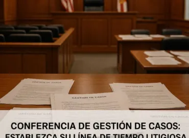 Conferencias de Gestión de Casos: La Audiencia que Marca el Ritmo de su Demanda