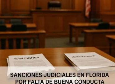 Sanciones: Cómo los jueces de Florida castigan el juego sucio