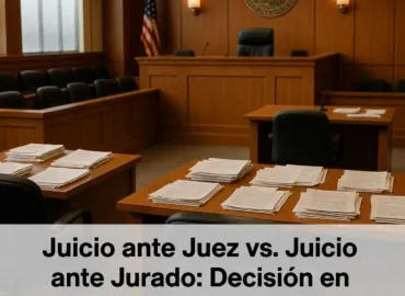 Juicio ante Juez vs. Juicio con Jurado: Eligiendo su Decisor