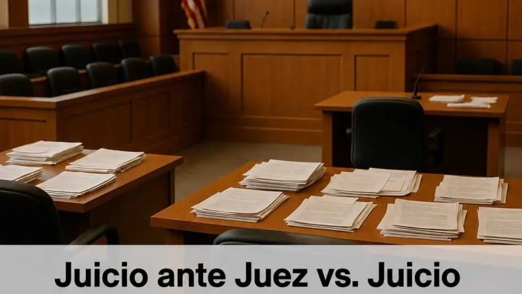Juicio ante Juez vs. Juicio con Jurado: Eligiendo su Decisor