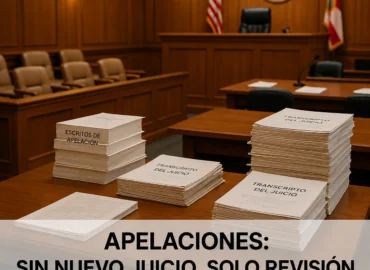 Apelaciones 101: No se ‘Reintenta’ el Caso en Apelación