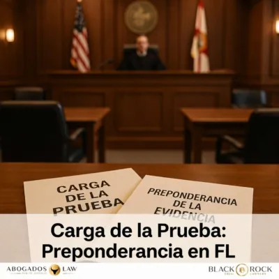Carga de la Prueba en Casos Civiles: ‘Preponderancia’ Explicada Simplemente