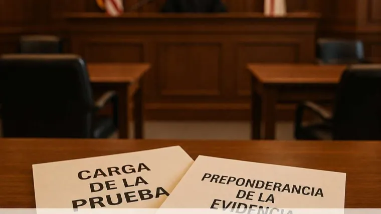 Carga de la Prueba en Casos Civiles: ‘Preponderancia’ Explicada Simplemente