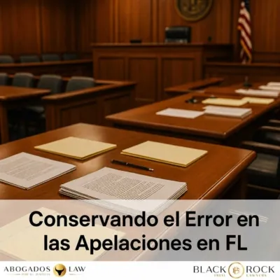 Preservar el Error: Cómo Puede Perder una Apelación Antes de Presentarla