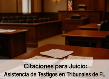 Citaciones Judiciales: Logrando la Presencia de Testigos en el Juicio