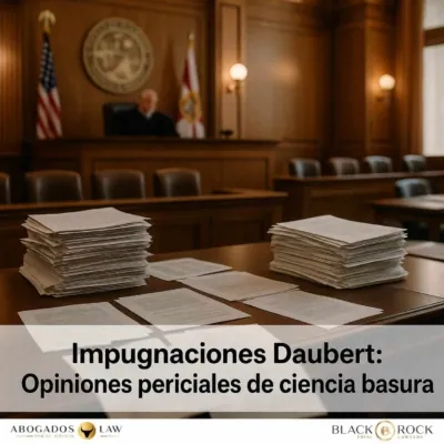 Desafíos Daubert: Atacando Opiniones Expertas de ‘Ciencia Basura’
