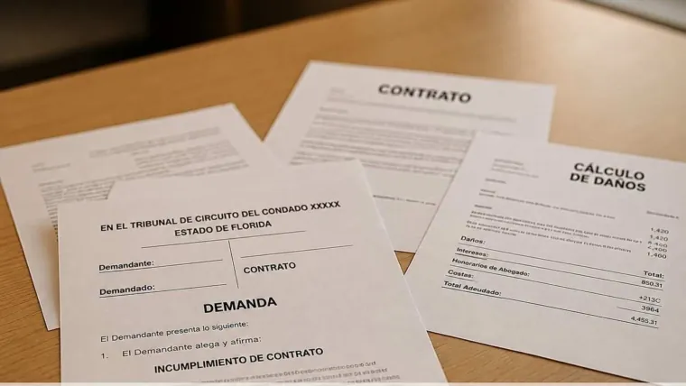 Incumplimiento de Contrato: Los 3 Elementos que Todo Demandante en Florida Debe Probar