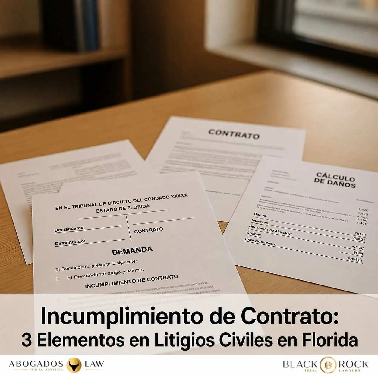 Incumplimiento de Contrato: Los 3 Elementos que Todo Demandante en Florida Debe Probar