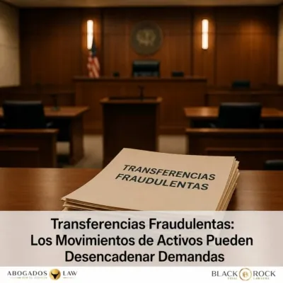 Transferencias Fraudulentas: Cuando Mover Bienes Se Convierte en Otra Demanda