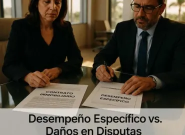 Disputas de Contratos Inmobiliarios: Cumplimiento Específico vs. Daños en Florida
