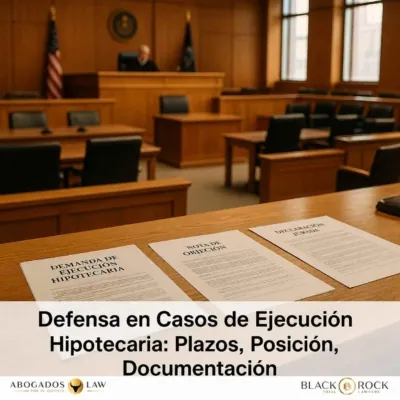 Conceptos de Defensa Hipotecaria: Plazos, Legitimación y Documentos